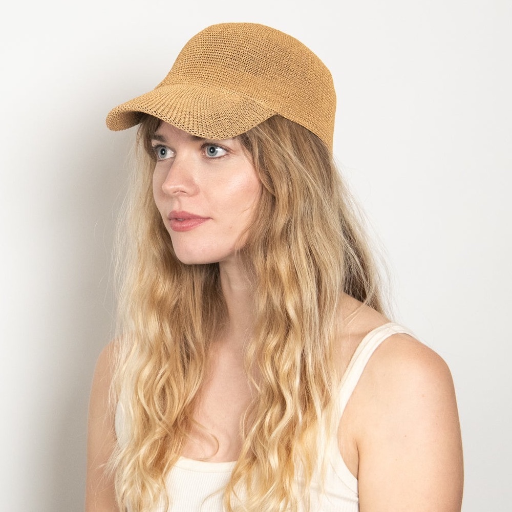 Stylish Tan Women's Cap - Picture 1 of 3